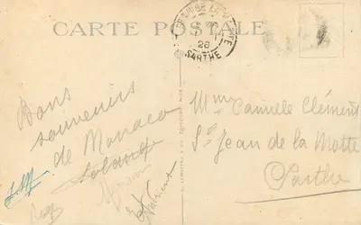 Monte-Carlo — Il Casinò — G. Lemaître & Cie, Nizza, n°44 — Verso
