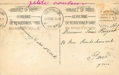 Monte-Carlo — panorama w kierunku Cap-Martin i Włochy — Lévy & Neurdein, nr 115 — Rewers