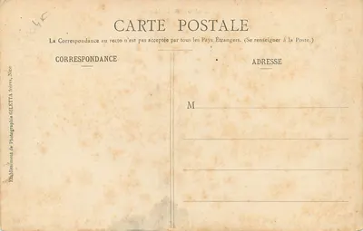 Monte-Carlo — Kasyno i ogród — Wydawnictwo Gilettta, fot., Nice, nr 719 — Rewers