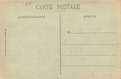Monte Carlo - Os Jardins — Edição Giletta, n° 792 — Verso
