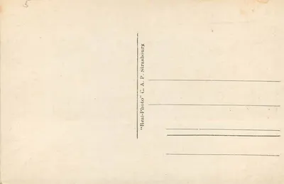 Monako - Monte Carlo i granica włoska — widok z lotu ptaka — "Real-Photo" C. A. P. Strasbourg, nr 1779 — Rewers