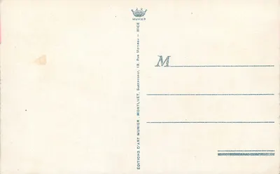 Księstwo Monako — Ogólny widok — Wydawnictwo Art Munier, Nice — Rewers