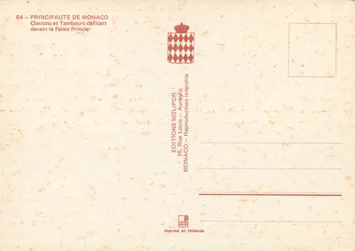 Clairons en Trommels marcheren voor het Prinsenhof — Molipor Edities, n°84 — Achterkant