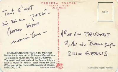 Biblioteca Central — murale mosaikowe Jana O'Gormana — AMEMEX ASOCIADOS — Rewers