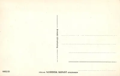 Stoccolma — Teatro Reale Dramatiska e Strandvägen — Förlag Nordisk Konst Stoccolma — Verso