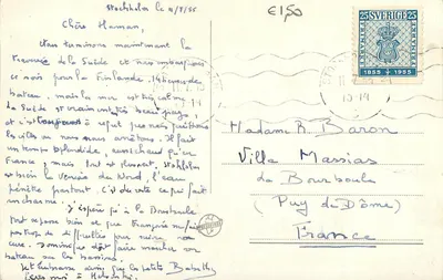 STOCKHOLM — Widok na Strömmen — wydawca 'Grafiska' nr 701429 — Rewers