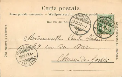 Einsiedeln - Klasztor — Wydawnictwo Photoglob Co. Zürich, nr 2772 — Rewers