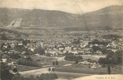 इवर्डॉन और जुरा — पैनोरमा दृश्य — A. डेरियाज़, प्रकाशक, बेयम