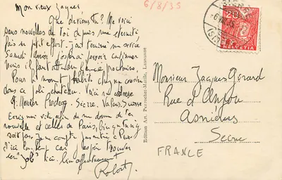 Zamek Pradegg — Sierre, Szwajcaria — Wydanie Art. Perrochet-Maïlle, n° 4675 — Rewers