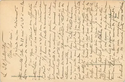Les Diablerets — Przełęcz Krzyża — J. 9816 — Rewers