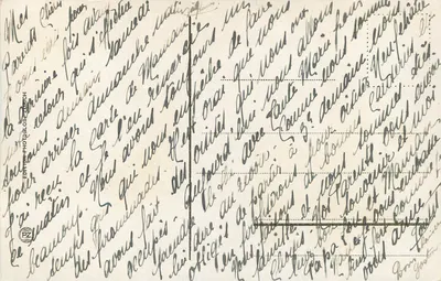 Neuville i Alpy — widok jeziora i gór — Wydawnictwo Photoglobe, nr p 2724 — Rewers