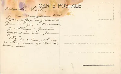 Portas Sarrasinas perto de Gex — Charnaux Frères & Cie, Genebra, n° 5584 — Verso