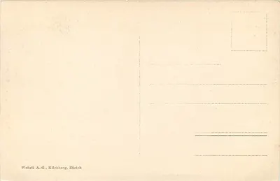 Pontresina — Hotel Schloss — Wehrli A.-G., Kilchberg, Zürich — Verso
