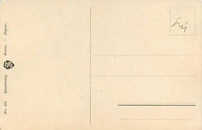 Grindelwald — widok na Fiescherhorn 4049 m — Kunstverlag Brienz, Nr 821 — Rewers