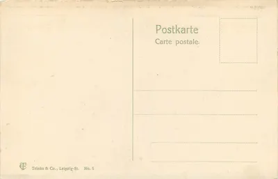 Isola Salagnon — Clarens — Trinks & Co., Leipzig-St. No. 5 — Verso