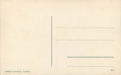 Morcote — Lago di Lugano — Wydawnictwo Colortype, Lugano, nr 5067 — Rewers