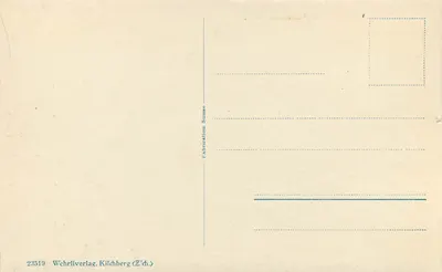 Grindelwald z Wetterhorn — widok panoramiczny — Wehrli Verlag, Kilchberg (Z'ch.) — Rewers