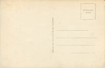 Locarno, Madonnna del Sasso — widok jeziora i zasnieżonych gór — n° 2182 — Rewers