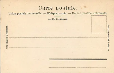 Titlisbesteigung — ascensão do Titlis — Edição Photoglob Co. Zürich, n° 3077 — Verso