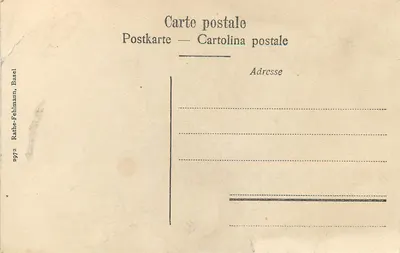 Basel — Parte del Reno a Blumenrain — Rathe-Fehlmann, n° 2972 — Verso