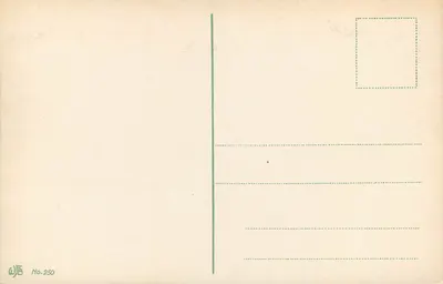 Basel. Widok z Münster, rzeka w dół — Vue depuis le Münster vers le Rhin — W. E. No. 250 — Rewers