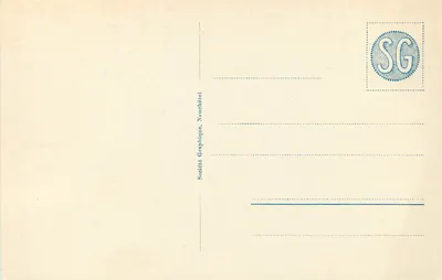 Biel - Strandbad — animowana plaża — Graficzna Spółka Neuchâtel, n°7504 — Rewers