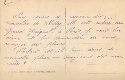 Genewa i Mont-Blanc — J.J.S. Genewa i Mont-Blanc — Julien Frères, fot. Wydawcy, Genewa — Rewers