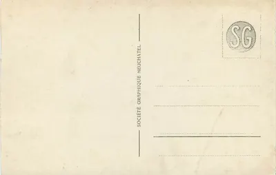 Genève. Monument van de Reformatie — Société Graphique Neuchâtel, n° 2851 — Achterkant
