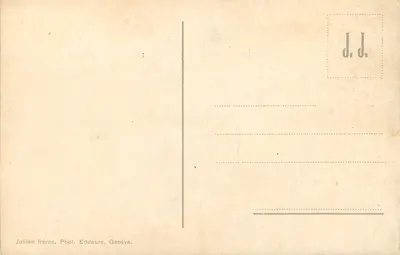 Genève - Monument de la Réformation — J.J. 10187 — Verso