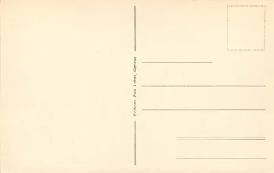 Kade van de Levende Wateren — Genève — Edities Paul Lebet — Achterkant