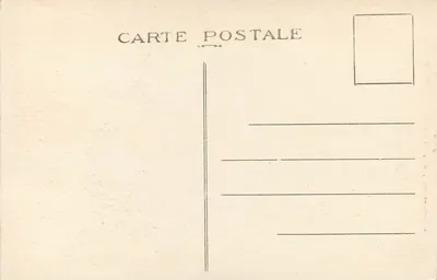 Genebra — A Place des Alpes e o Mont-Blanc — L. Mihaux, Ed. Bellegarde, n°736 — Verso