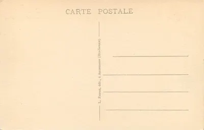 GENÈVE i Góry Voiron — widok panoramiczny — L. Fauraz, Annemasse (Hte-Savoie) — Rewers