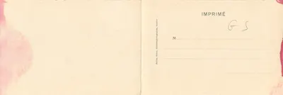 日内瓦港和勃朗峰 — J.J. 2390 — Jallien，日内瓦摄影出版商 — 背面