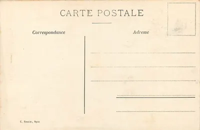 Nyon — Zamek i Mont-Blanc — E. Rossier, nr 2209 — Rewers