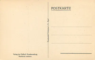 Ritratto di un giovane con cappello a larghe falde — Hans Holbein d.J. — Oeffentliche Kunstsammlung, Basel — Verso