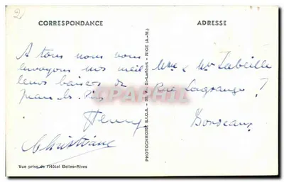 Juan-les-Pins — Ogólny widok plaż — Fotograf S.C.A. (A.-Ri.) — Rewers
