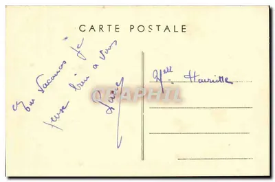 Bourbon-Lancy Termal (S.-et-L.) — Hospital d'Aligre - A Capela — Verso