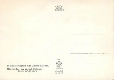 Jezioro Märjelen i lodowiec Aletsch — Promienna Szwajcaria — WALD — Rewers