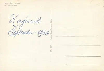 Hergiswil a. See — com Bürgenstock — Verlag Engelerberger, Stans, n° 4857 — Verso