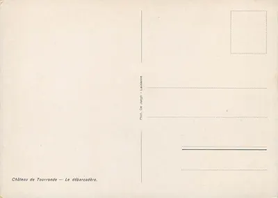 Castelo de Tourronde — O cais — Fot. De Jongh - Lausanne — Verso