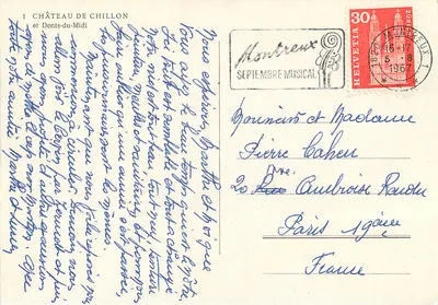 Castillo de Chillon — Dents-du-Midi — Montreux Musical — Reverso