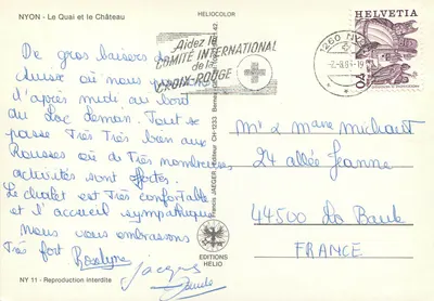 Nyon — Quai i Zamek — Wydawnictwo Helio, NY 11 — Rewers