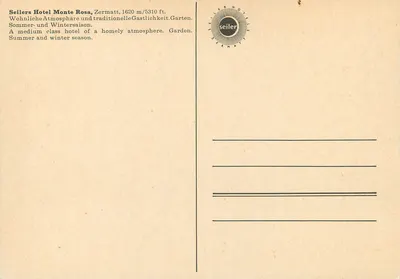 Hotel Monte Rosa — Zermatt, Szwajcaria — Seiler Hotels — Rewers