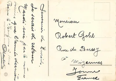 Zurych. Hauptpost — wydawca Zürich Photoglobe, nr 22 — Rewers