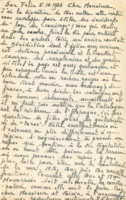San Feliu de Guixols — Historyczny Konwent Benedyktynów — ZV: 27 — Viader — Rewers