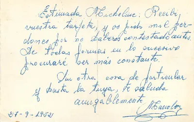 Vitoria — Plaza de la Virgen Blanca — Ed. Arribas n°15 — Verso