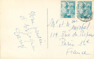 Um cisne no lago de Puigcerdà — detalhe — E. Pias, n°53 — Verso