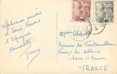 Most Rey (Walecz Aran) — granica hiszpańska — Zerkourta, n° 5349 — Rewers