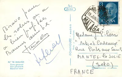 Vista geral de Málaga — N° 16 — Editora FISA — Verso