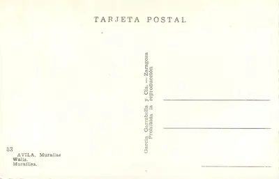 Avila. Mury — Garcia Carrabell y Cía. — N° 83 — Rewers
